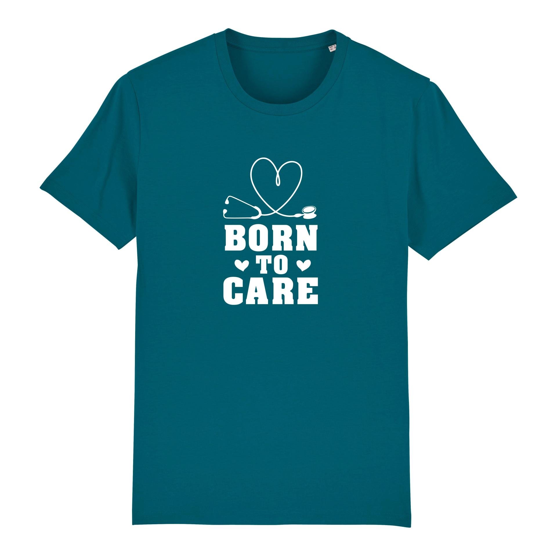 JoyLine Born to Care Bio T-Shirt Unisex Farbe: Ocean Depth, Grösse: XS