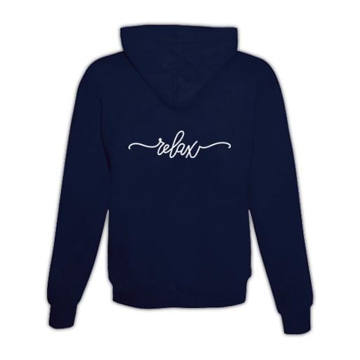 JoyLine Hoodie mit Zipper Relax Unisex Farbe: Dunkelblau, Grösse: XXL