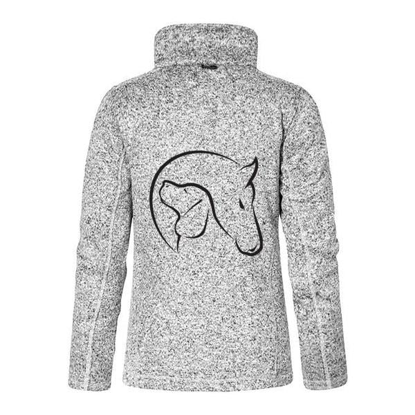 JoyLine Strickfleece Jacke Horse & Dog Damen Grösse: 3XL