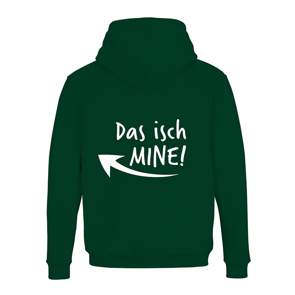 JoyLine Hoodie mit Zipper Das isch Mine Unisex Grösse: S, Farbe: Grün