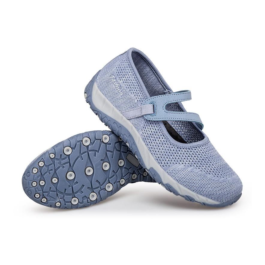 JoyFeet Spangenballerina Trekking Farbe: Hellblau, Schuhgrösse Damen: 38