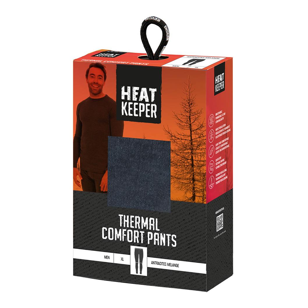 Heat Keeper Sous-vêtements thermiques pour hommes - Pantalon - anthracite