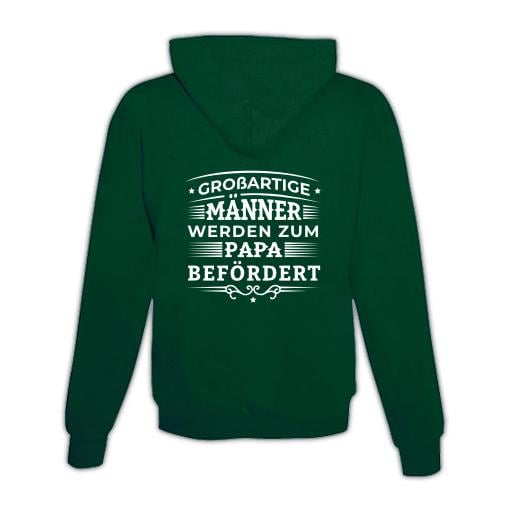 JoyLine Hoodie mit Zipper Grossartige Männer Unisex Grösse: L, Farbe: Grün