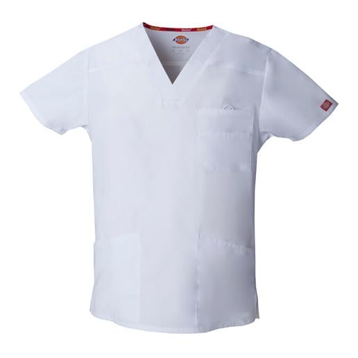 Dickies EDS Signature Kasack mit V-Ausschnitt Herren Grösse: 5XL, Farbe: Weiss
