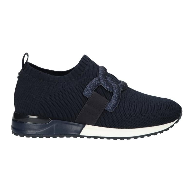 Exclusiv Line Slip In Sneaker mit Spange Reno Farbe: Dunkelblau, Schuhgrösse Damen: 38