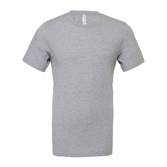 Canvas T-Shirt Short Sleeve Unisex Farbe: Hellgrau, Grösse: L