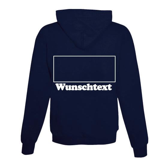 JoyLine Hoodie mit Zipper für Dich Unisex Farbe: Dunkelblau, Grösse: XXL