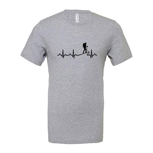 JoyLine T-Shirt Hiking Unisex Farbe: Hellgrau, Grösse: L